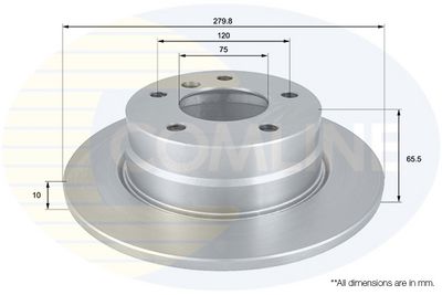 спирачен диск COMLINE ADC1731