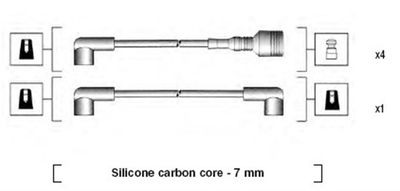 Комплект проводов зажигания MAGNETI MARELLI 941044140503 для ALFA ROMEO 33