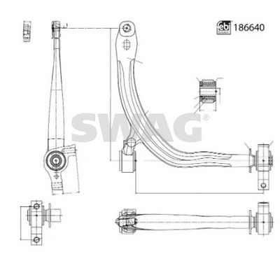 BRAT SUSPENSIE ROATA