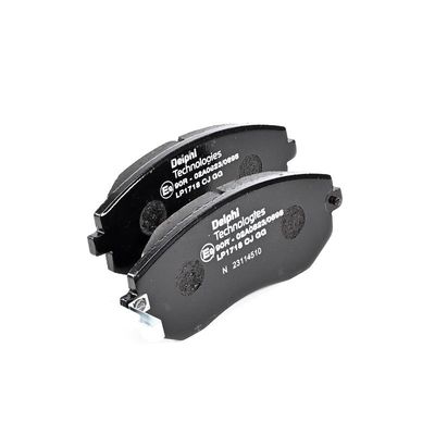 BREMSBELAGSATZ SCHEIBENBREMSE DELPHI LP1718 25