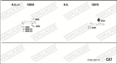 Изпускателна система WALKER FOK129171