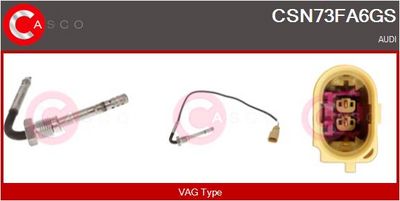 SENZOR TEMPERATURA GAZE EVACUARE