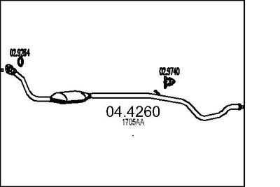Katalizator MTS 04.4260