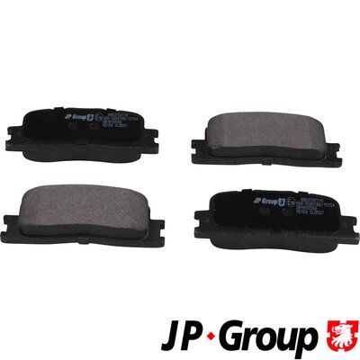 Комплект тормозных колодок, дисковый тормоз JP GROUP 4863702110 для CHERY E5
