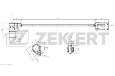 Датчик импульсов ZEKKERT SE-4116 для SAAB 9-5