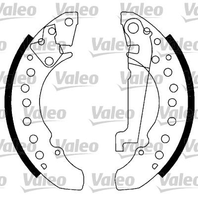 Комплект тормозных колодок VALEO 562769 для VW LUPO