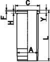 Cilindervoering - 89352110 - KOLBENSCHMIDT