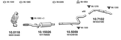 SISTEM DE ESAPAMENT ASSO ART4999