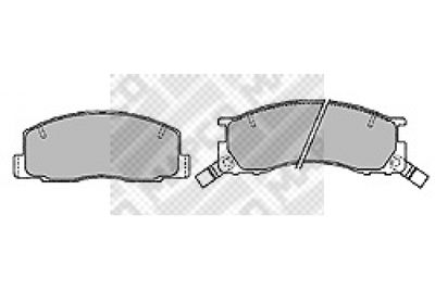 MAPCO 6598 Тормозные колодки и сигнализаторы для TOYOTA PREVIA I (_R1_, _R2_) 2.4 4WD (TCR21_, TCR20_)