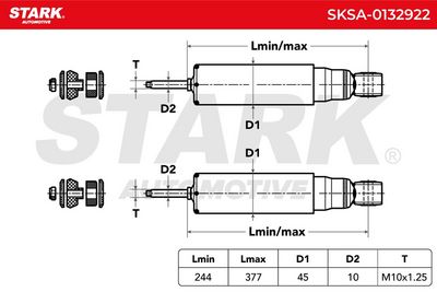 амортисьор STARK SKSA-0132922