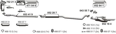 ABGASANLAGE ERNST 050460