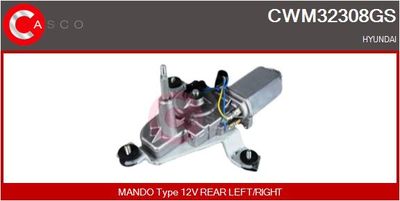CASCO CWM32308GS Двигатель стеклоочистителя  для HYUNDAI (Хендай)