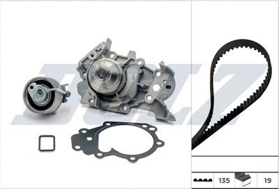 Vodní pumpa + sada ozubeného řemene DOLZ KD230