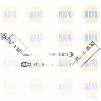 Brake Hose NAPA NBH1077