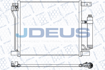 JDEUS 719M74 Радиатор кондиционера  для NISSAN JUKE (F15) 1.6 DIG-T