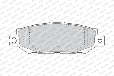 BREMSBELAGSATZ SCHEIBENBREMSE FERODO FDB1684 1