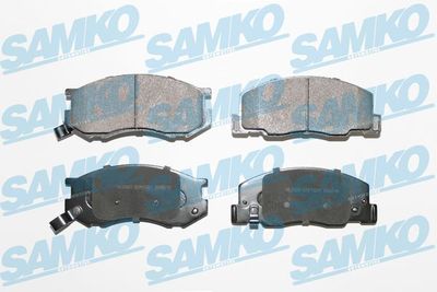 SAMKO 5SP1021 Тормозные колодки и сигнализаторы для TOYOTA PREVIA I (_R1_, _R2_) 2.4 4WD (TCR21_, TCR20_)