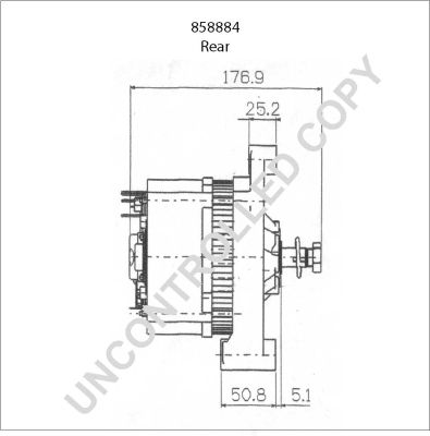 Alternátor PRESTOLITE ELECTRIC 858884