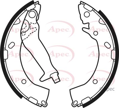 Brake Shoe Set APEC SHU679