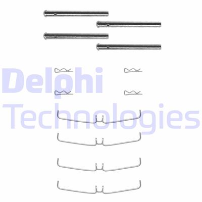 Комплектующие, колодки дискового тормоза DELPHI LX0004 для ROVER 2000-3500