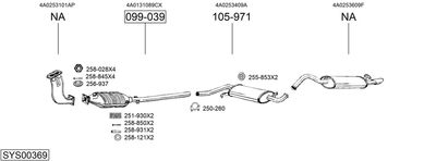 Изпускателна система BOSAL SYS00369