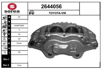 ETRIER FRANA EAI 2644056