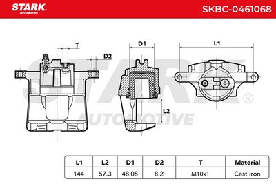 спирачен апарат STARK SKBC-0461068