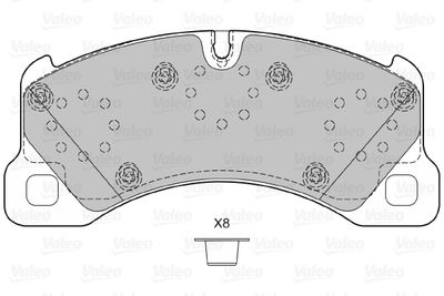 Brake Pad Set, disc brake 601280