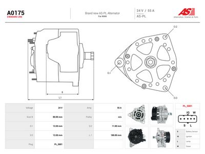 generátor AS-PL A0175