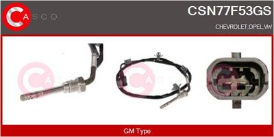 SENZOR TEMPERATURA GAZE EVACUARE