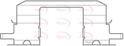 Accessory Kit, disc brake pad APEC KIT1139