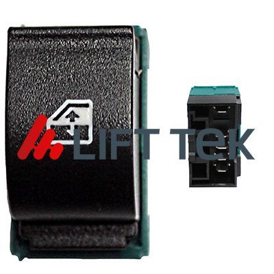 Выключатель, стеклолодъемник LIFT-TEK LTFTI76010 для FIAT IDEA