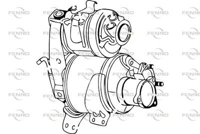 Filtr sadzy / filtr cząstek stałych, układ wydechowy FENNO 04L131670SX