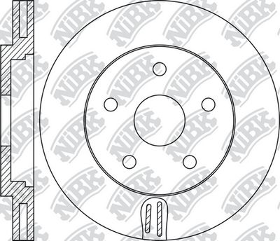 NiBK RN1885 Тормозные диски  для NISSAN X-TRAIL (T32_) 2.0 dCi (T32)