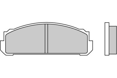 Комплект тормозных колодок, дисковый тормоз E.T.F. 12-0076 для NISSAN DATSUN