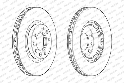 DISC FRANA FERODO DDF2401C1 1