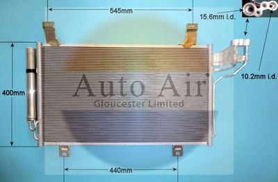 Condenser, air conditioning Auto Air Gloucester 16-9988