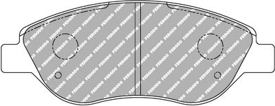 BREMSBELAGSATZ SCHEIBENBREMSE FERODO RACING FCP1468H