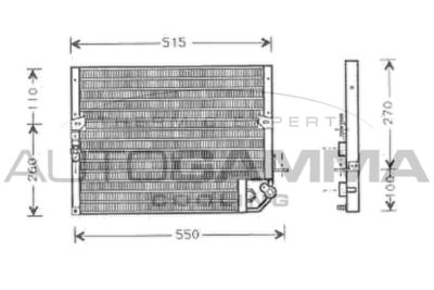 Конденсатор, кондиционер AUTOGAMMA 105032 для TOYOTA 4 RUNNER