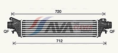 INTERCOOLER COMPRESOR AVA Clever Choice OL4725 1