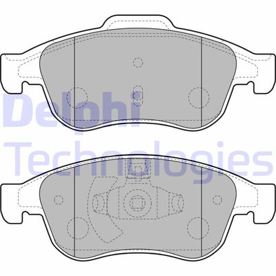 Комплект тормозных колодок, дисковый тормоз DELPHI LP2152 для RENAULT ARKANA