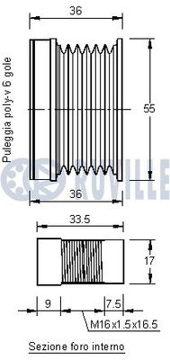 SISTEM ROATA LIBERA GENERATOR RUVILLE 541290 1