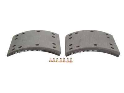 Brake shoe lining Achter (419x178. basis)
