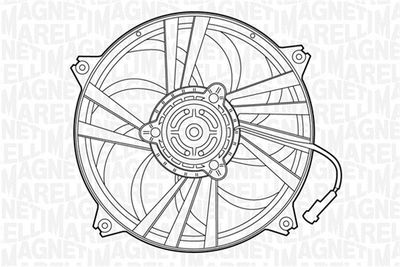 MAGNETI MARELLI 069422301010 Вентилятор системы охлаждения двигателя  для FIAT ULYSSE (Фиат Улссе)