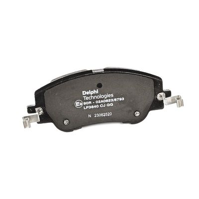 BREMSBELAGSATZ SCHEIBENBREMSE DELPHI LP3840 27