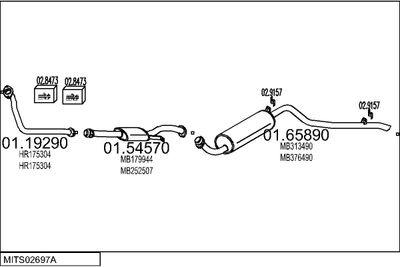 SISTEM DE ESAPAMENT MTS MITS02697A003385