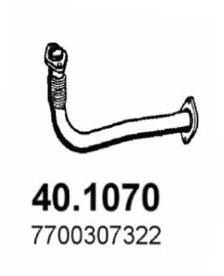 Rura wydechowa ASSO 40.1070