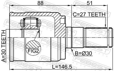 Joint Kit, drive shaft 1211-ELN19