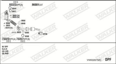 Изпускателна система WALKER VWK026752C
