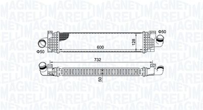 Интеркулер MAGNETI MARELLI 351319204980 для FORD C-MAX